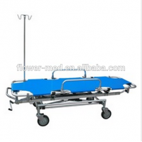 Hydraulic patient stretcher bed emergency trolley